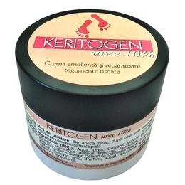 Crema Emolienta si Reparatoare pentru Tegumente Uscate Keritogen Uree 10% Herbagen, 50g cu Comanda Online
