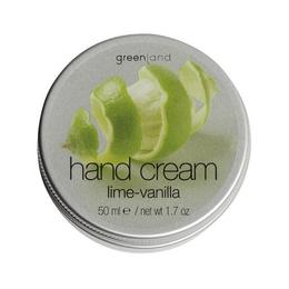 Crema maini, cu lamaie verde si vanilie, Greenland, cutie, 50 ml cu Comanda Online