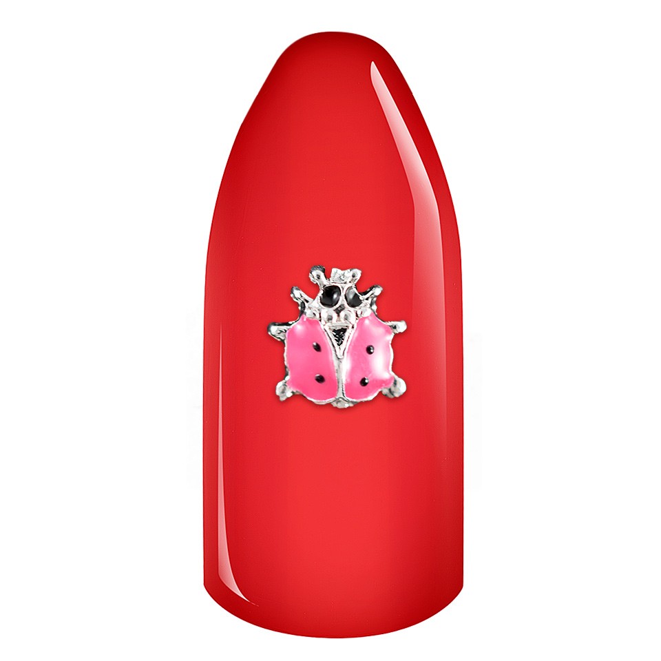 Decoratiune Unghii 3D - Pink Ladybug cu Comanda Online