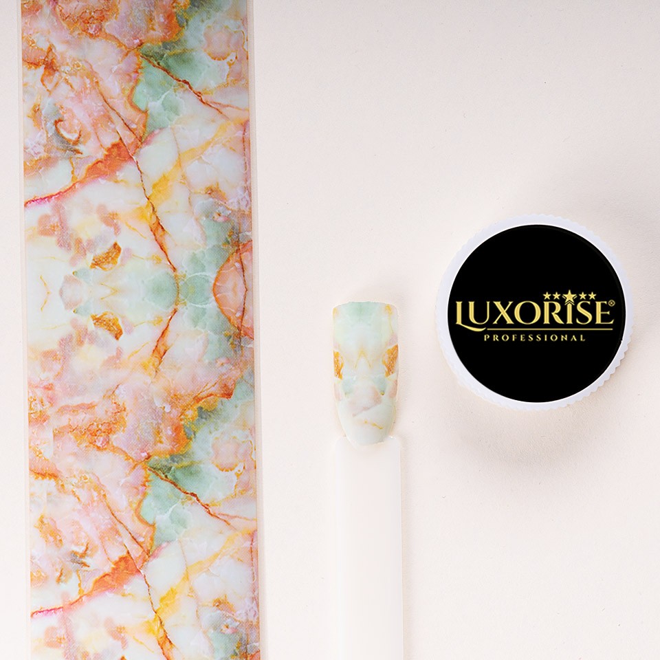 Folie de Transfer Unghii LUXORISE #308 Marble cu Comanda Online