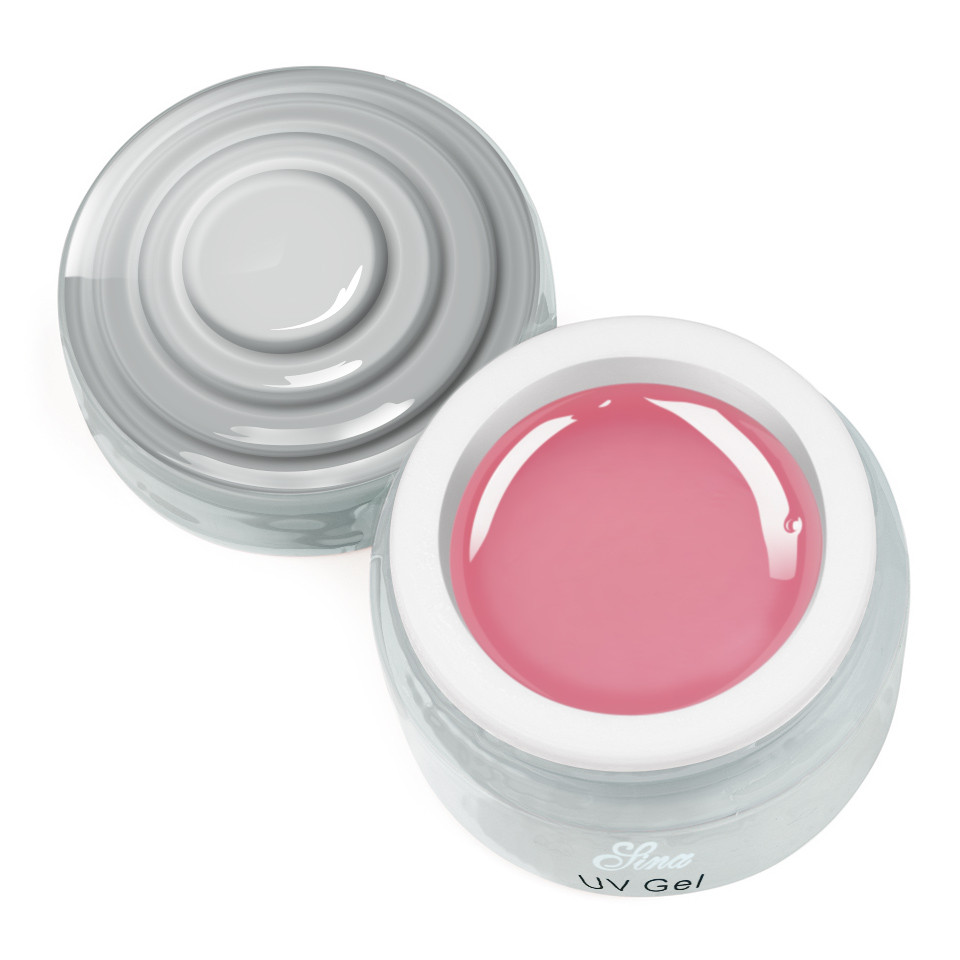 Gel Constructie Unghii UV Sina Deluxe 15 ml Pink – Roz Transparent cu Comanda Online