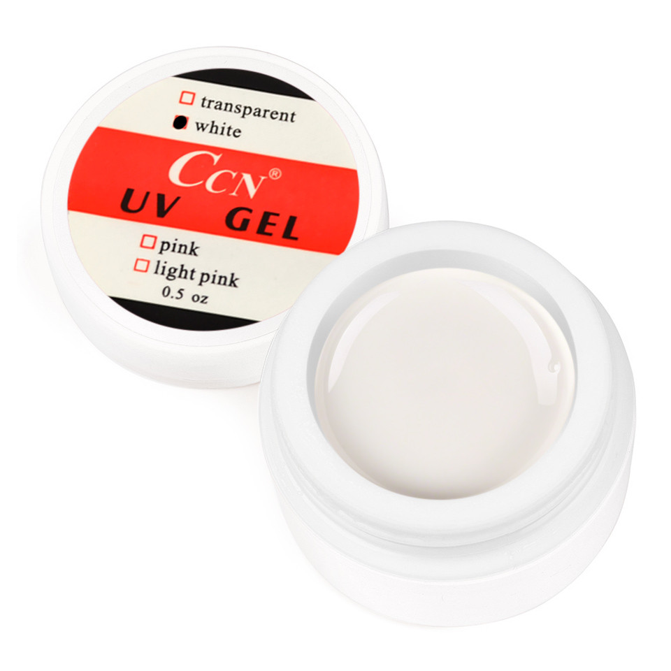 Gel UV CCN 15 gr Alb – White French cu Comanda Online