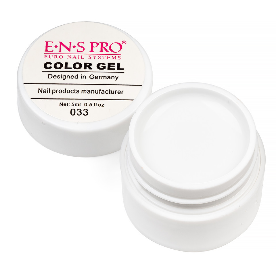 Gel UV Color ENS PRO #033 – Snow White cu Comanda Online