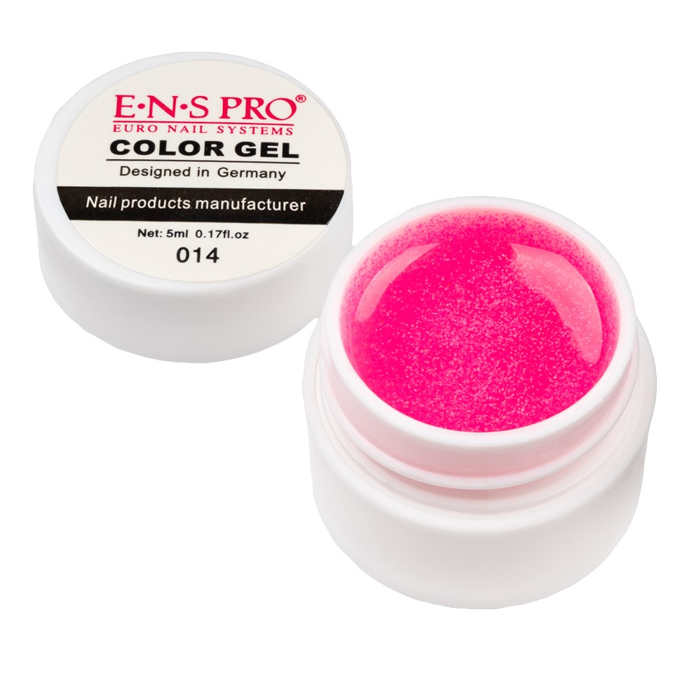 Gel UV Color cu Sclipici ENS PRO #014 – Luscious Candy cu Comanda Online