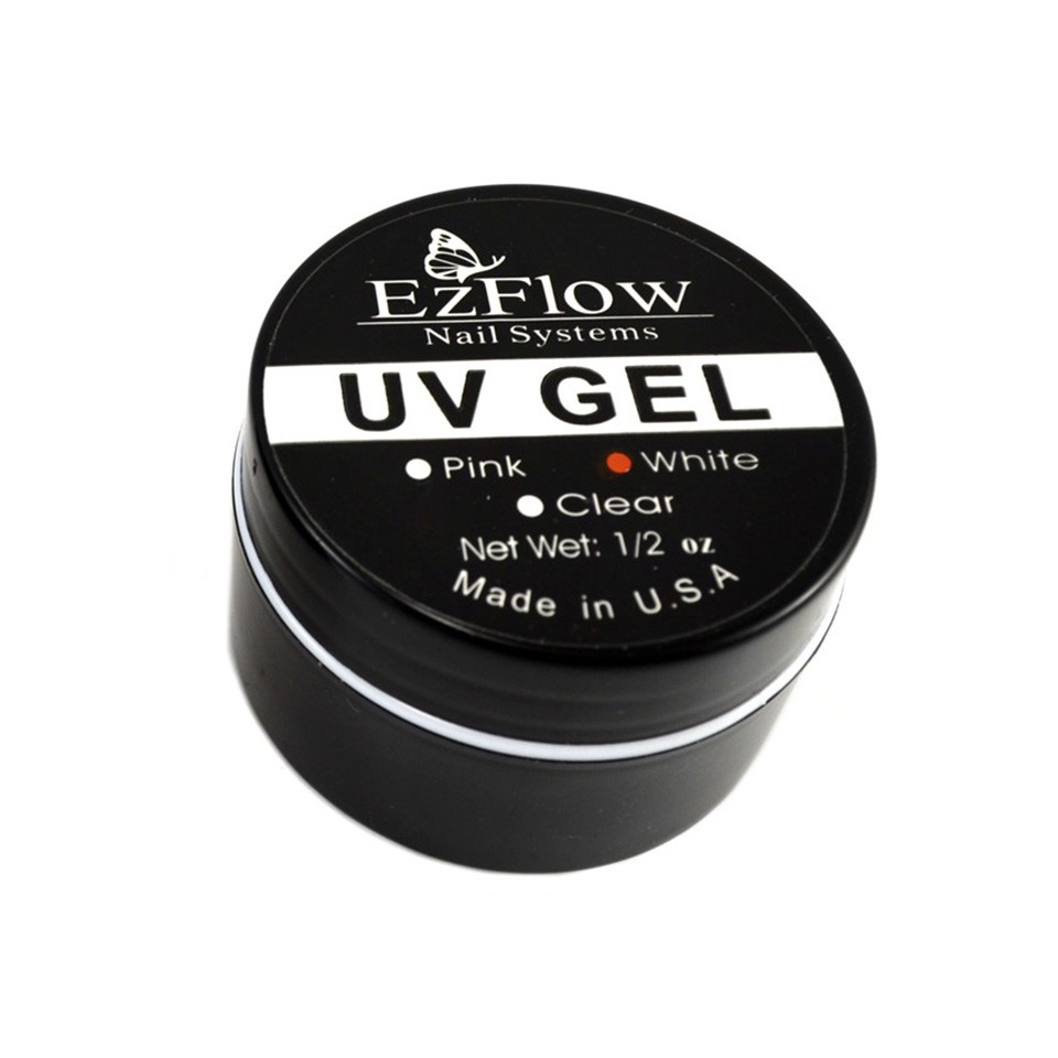 Gel UV EzFlow 15 gr Alb – White French cu Comanda Online