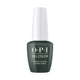 Lac de Unghii Semipermanent - OPI Gel Color Scotland Things I've Seen in Aber-green