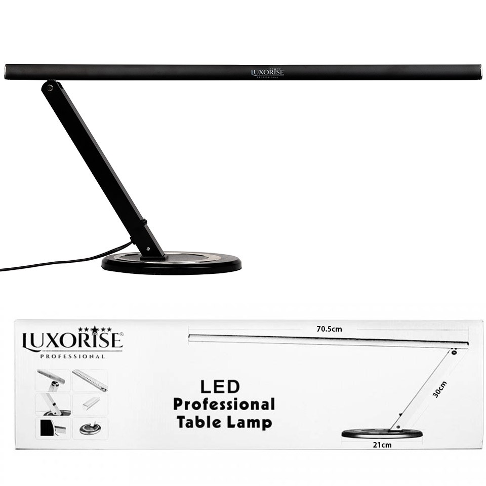 Lampa de Masa pentru Manichiura cu LED Profesionala LUXORISE, Black cu Comanda Online