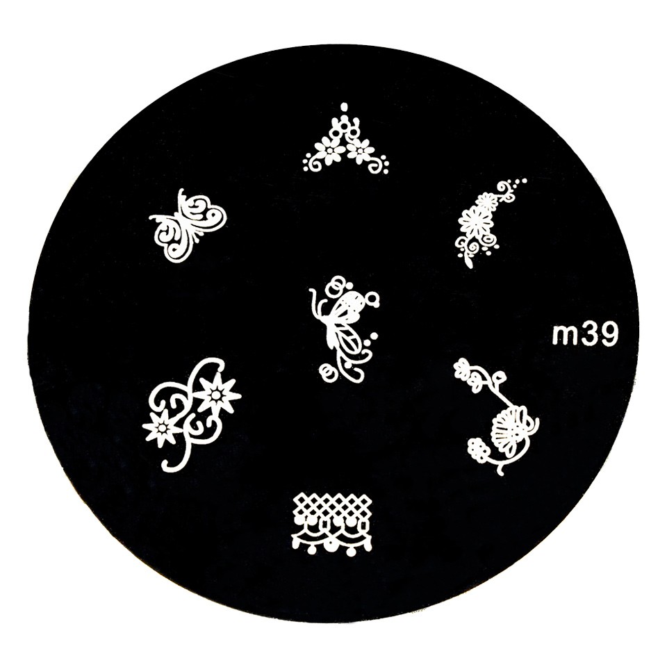 Matrita Metalica Stampila Unghii M39 – Nature cu Comanda Online