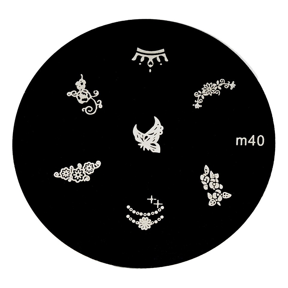 Matrita Metalica Stampila Unghii M40 – Nature cu Comanda Online