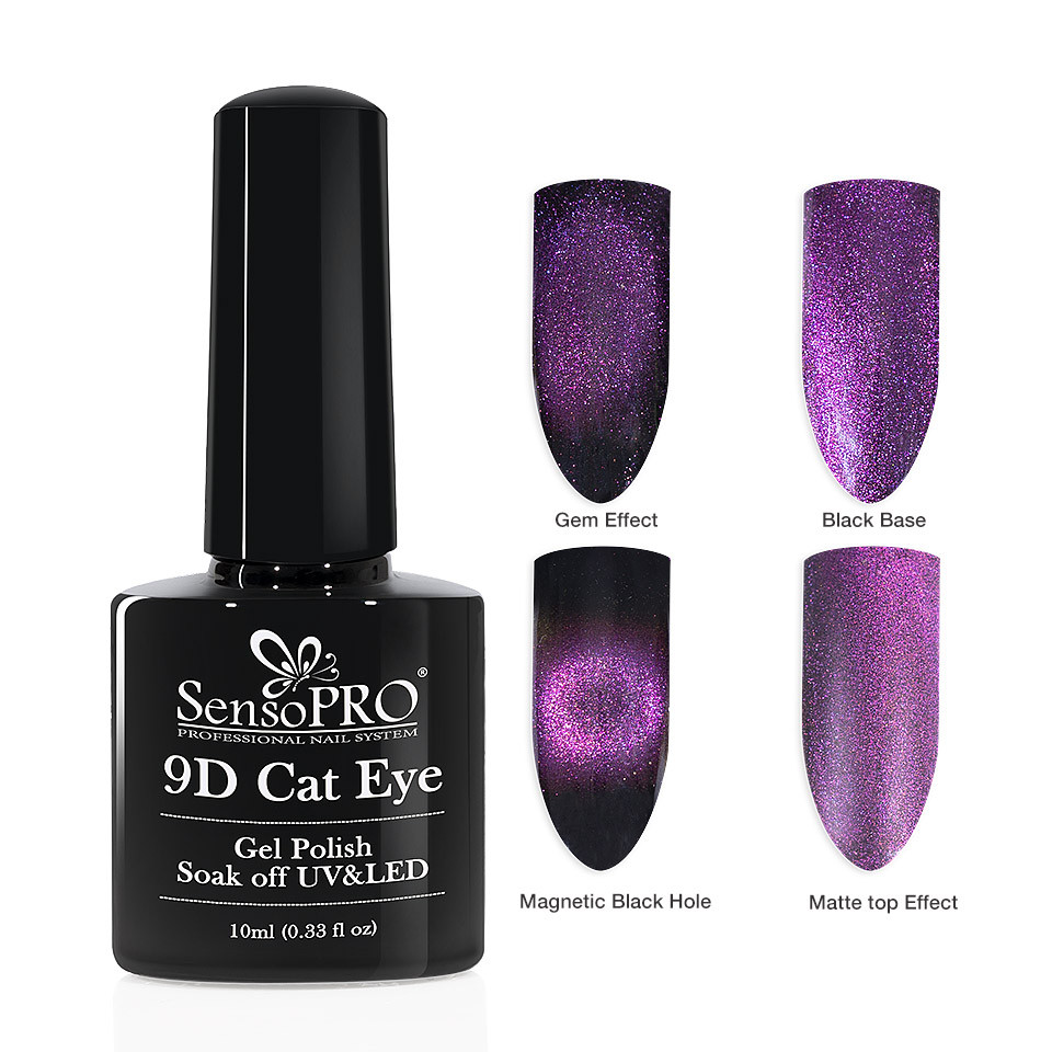 Oja Semipermanenta 9D Cat Eye #03 Bellatrix – SensoPRO 10 ml la Pret Avantajos