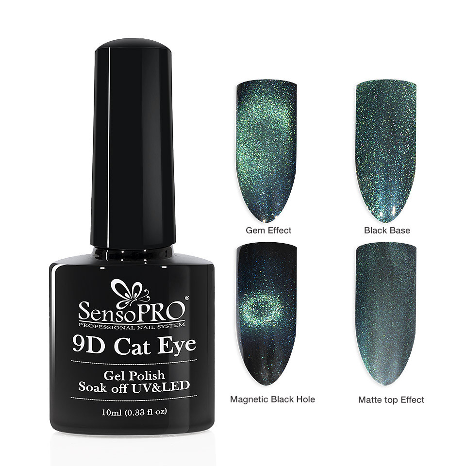 Oja Semipermanenta 9D Cat Eye #19 Auriga – SensoPRO 10 ml la Pret Avantajos