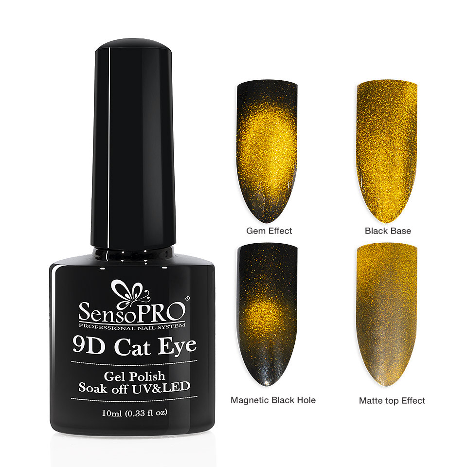 Oja Semipermanenta 9D Cat Eye #20 Lilis – SensoPRO 10 ml la Pret Avantajos