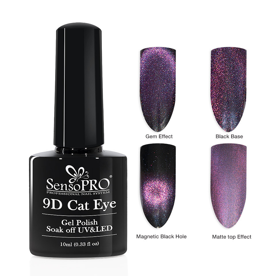 Oja Semipermanenta 9D Cat Eye #22 Volantis – SensoPRO 10 ml la Pret Avantajos