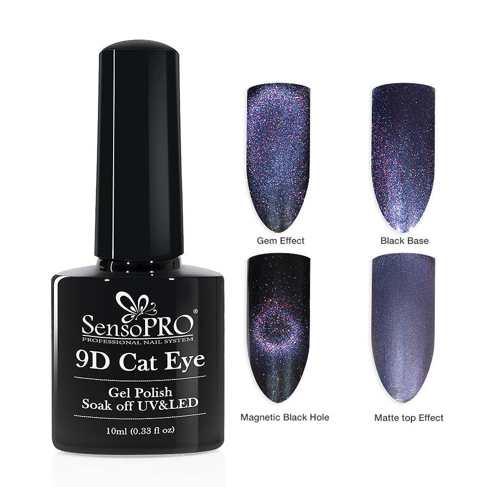 Oja Semipermanenta 9D Cat Eye #23 Cetus - SensoPRO 10 ml la pret avantajos