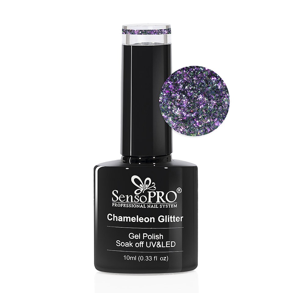 Oja Semipermanenta Cameleon Glitter SensoPRO 10ml - 008 Magic Soul la pret avantajos