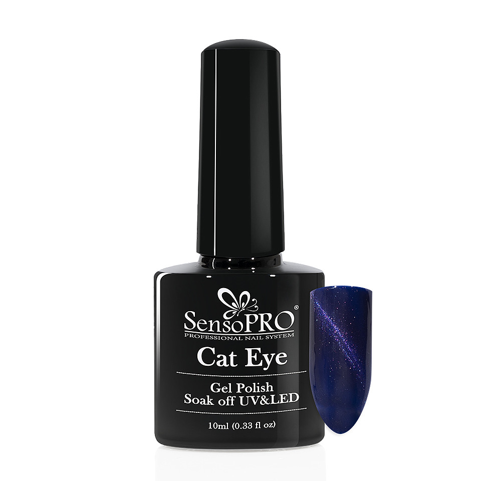 Oja Semipermanenta Cat Eye SensoPRO 10ml – #050 Sapphire Crystal la Pret Avantajos