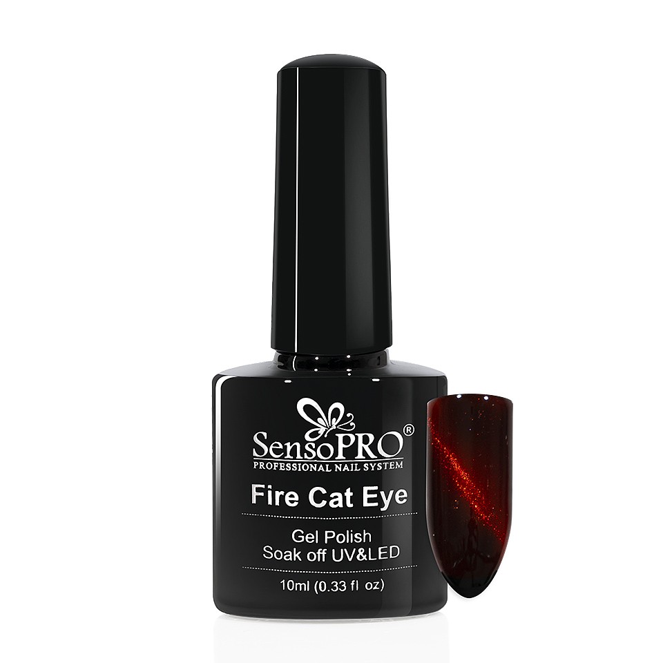 Oja Semipermanenta Fire Cat Eye SensoPRO 10 ml #02 la Pret Avantajos