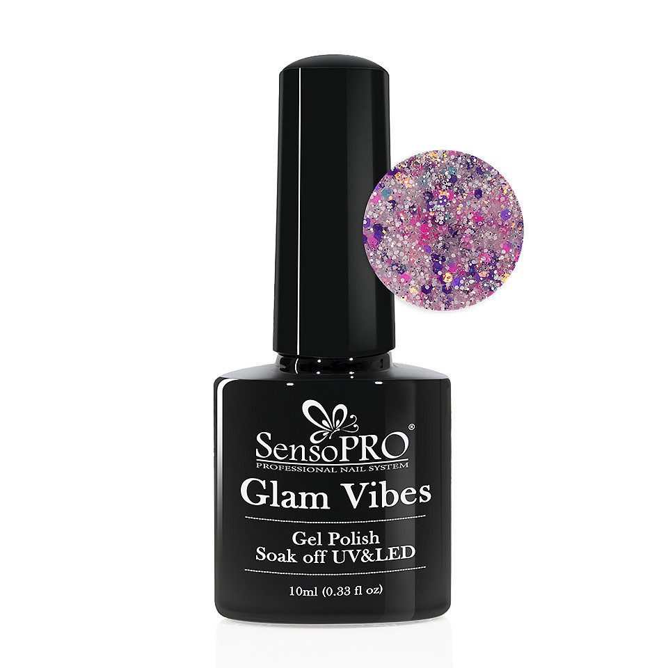 Oja Semipermanenta Glam Vibes SensoPRO 10 ml Periwinkle Princess #08 la pret avantajos