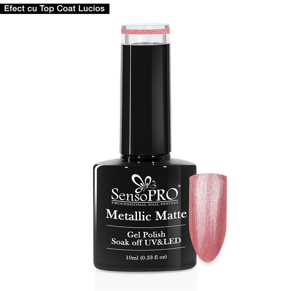 Oja Semipermanenta Metallic Matte SensoPRO 10ml