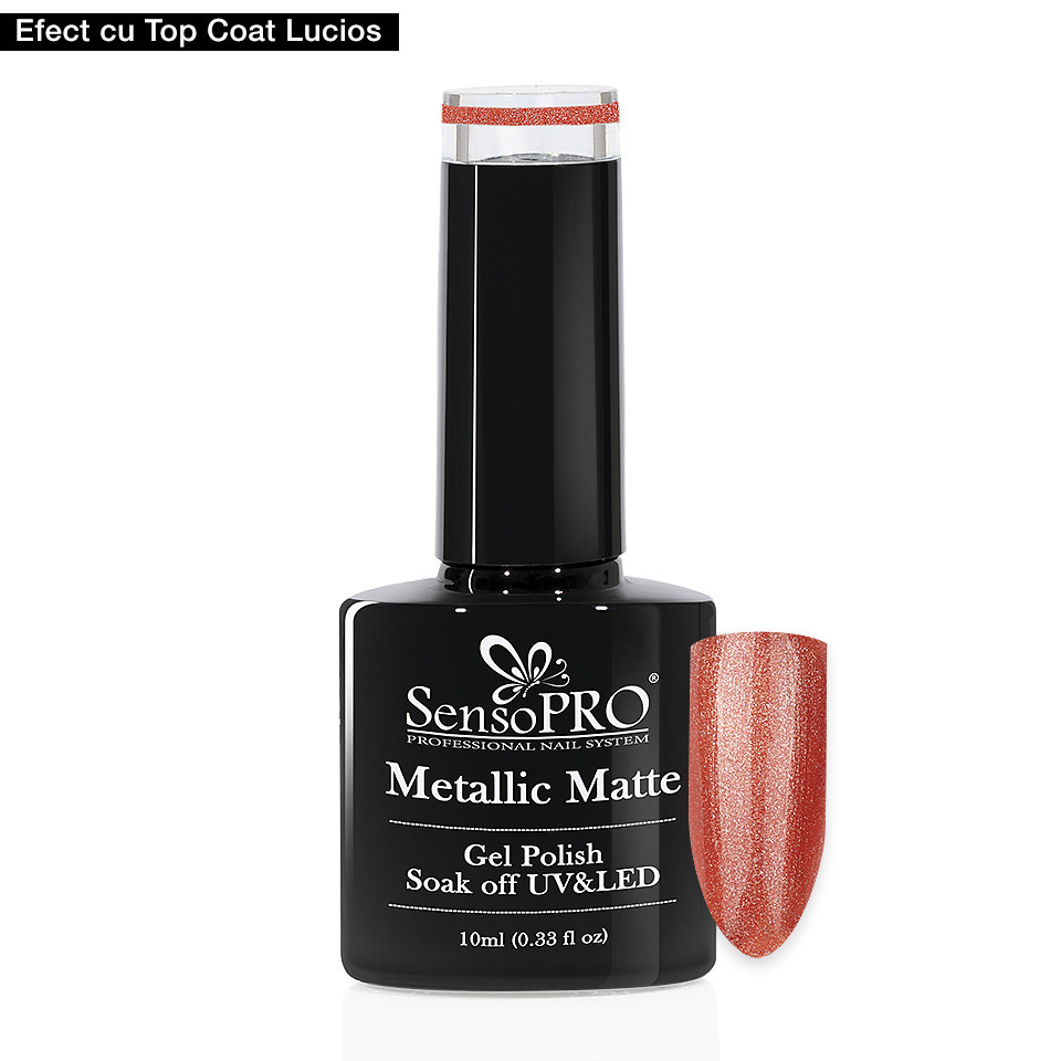 Oja Semipermanenta Metallic Matte SensoPRO 10ml