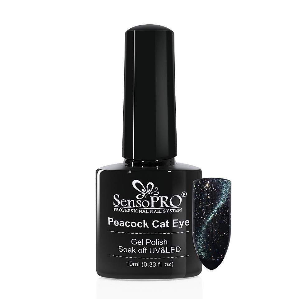 Oja Semipermanenta Peacock Cat Eye SensoPRO 10 ml, #03 la Pret Avantajos