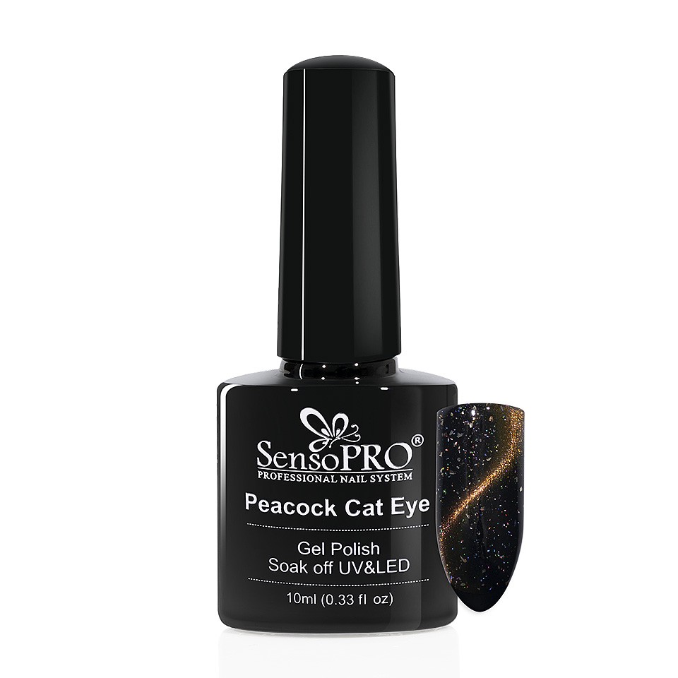 Oja Semipermanenta Peacock Cat Eye SensoPRO 10 ml, #06 la Pret Avantajos