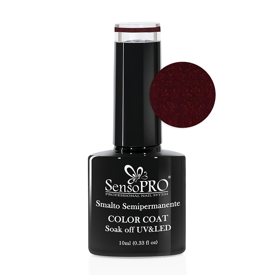 Oja Semipermanenta SensoPRO 10ml culoare Visiniu – 073 Silky Burgundy la Pret Avantajos