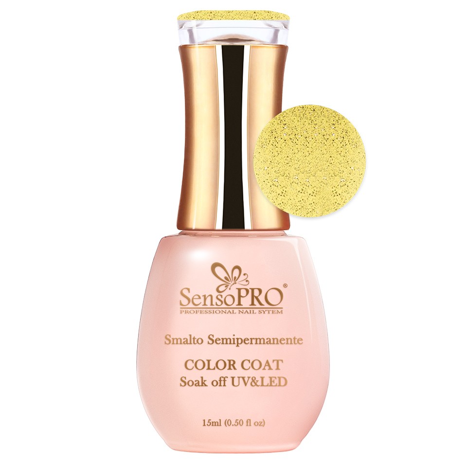 Oja Semipermanenta SensoPRO 15ml culoare Galben - 018 Lemon Sparkle la pret avantajos