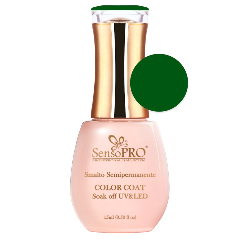 Oja Semipermanenta SensoPRO 15ml culoare Verde – 049 Perfect Green la Pret Avantajos