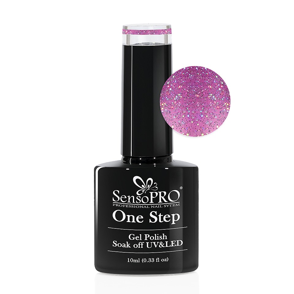 Oja Semipermanenta SensoPRO One Step 10ml - #042 Pink Sugar la pret avantajos