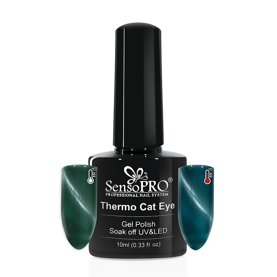 Oja Semipermanenta Thermo Cat Eye SensoPRO 10 ml, #01 la Pret Avantajos