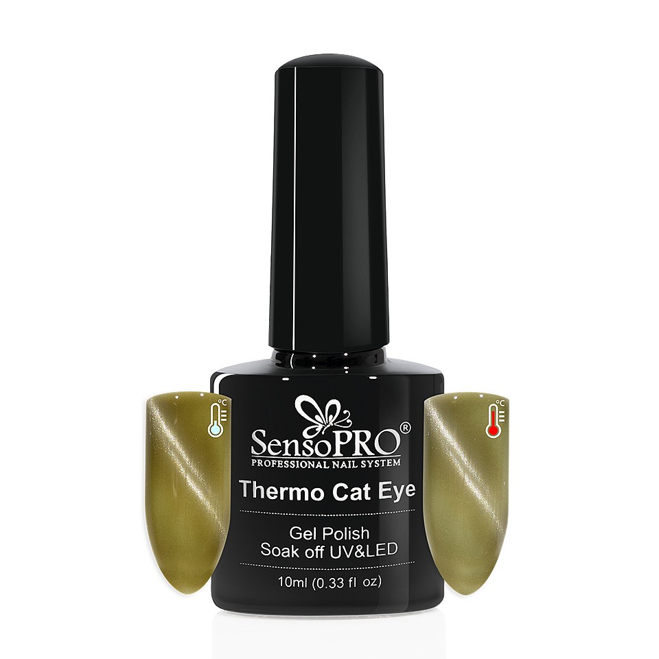 Oja Semipermanenta Thermo Cat Eye SensoPRO 10 ml, #02 la Pret Avantajos