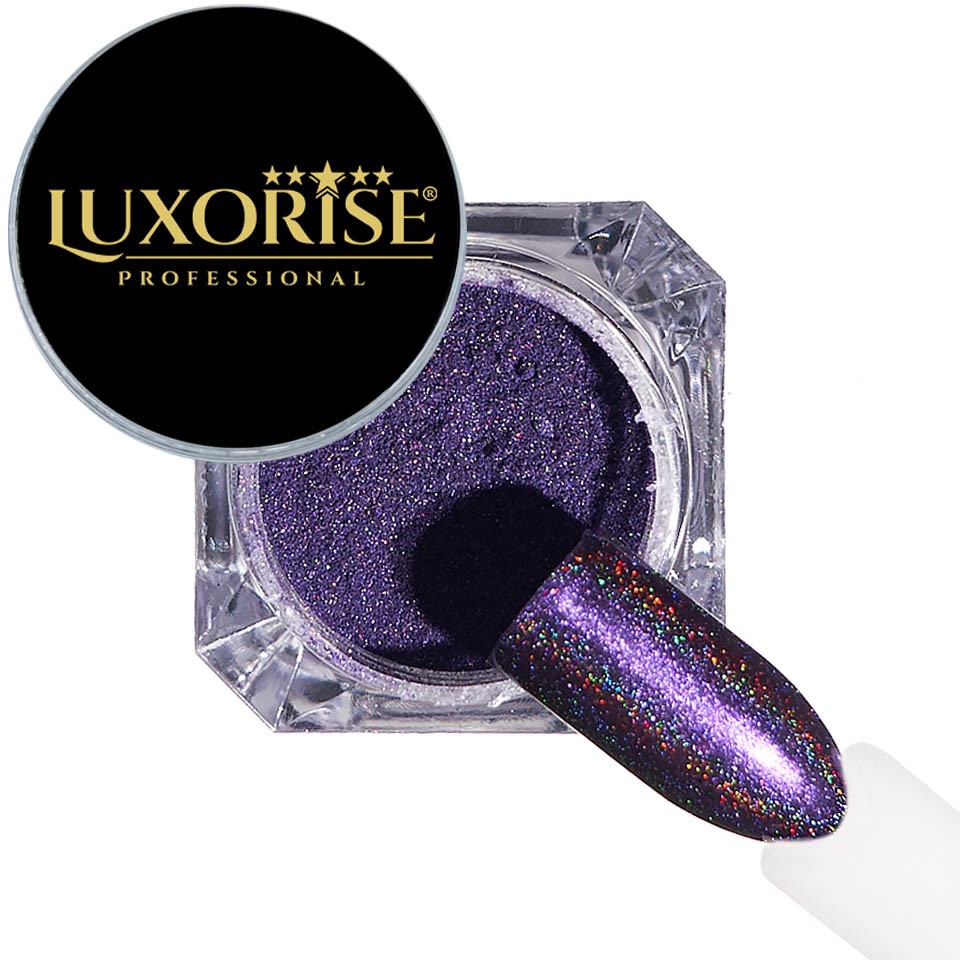 Pigment unghii Holografic #72 cu aplicator - LUXORISE cu Comanda Online