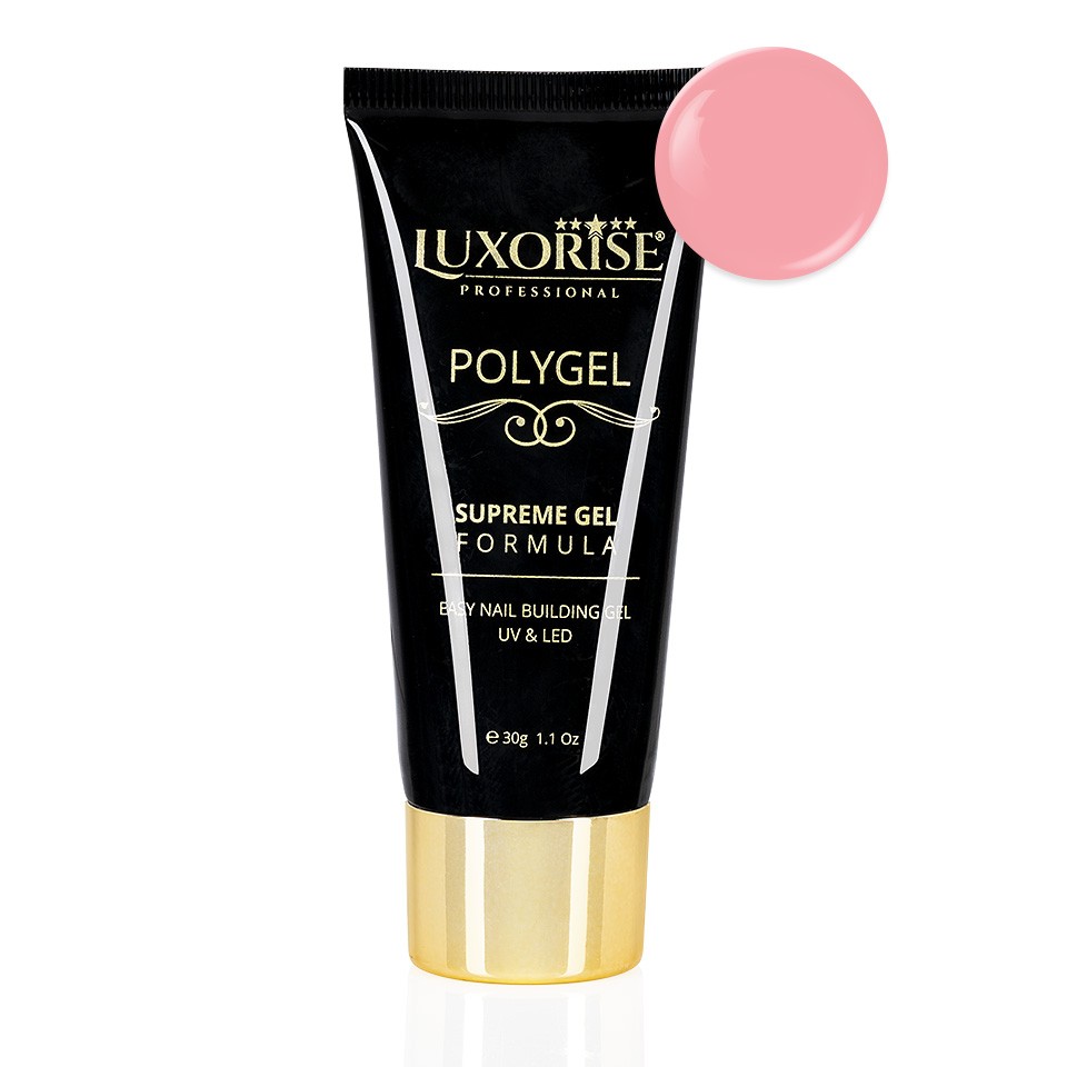 Polygel Supreme Gel LUXORISE, Delicate Pink LX016 cu Comanda Online