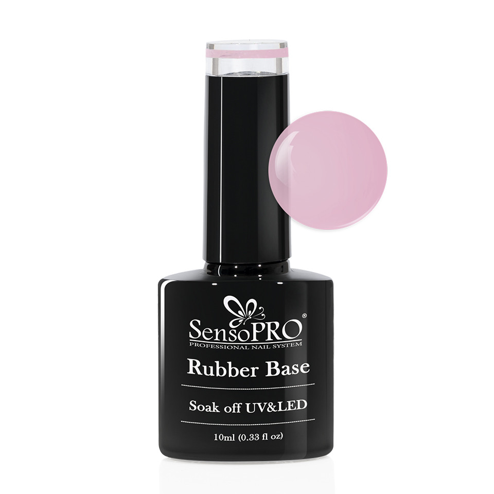 Rubber Base Gel SensoPRO Italia 10ml, #31 Pink Wish cu Comanda Online