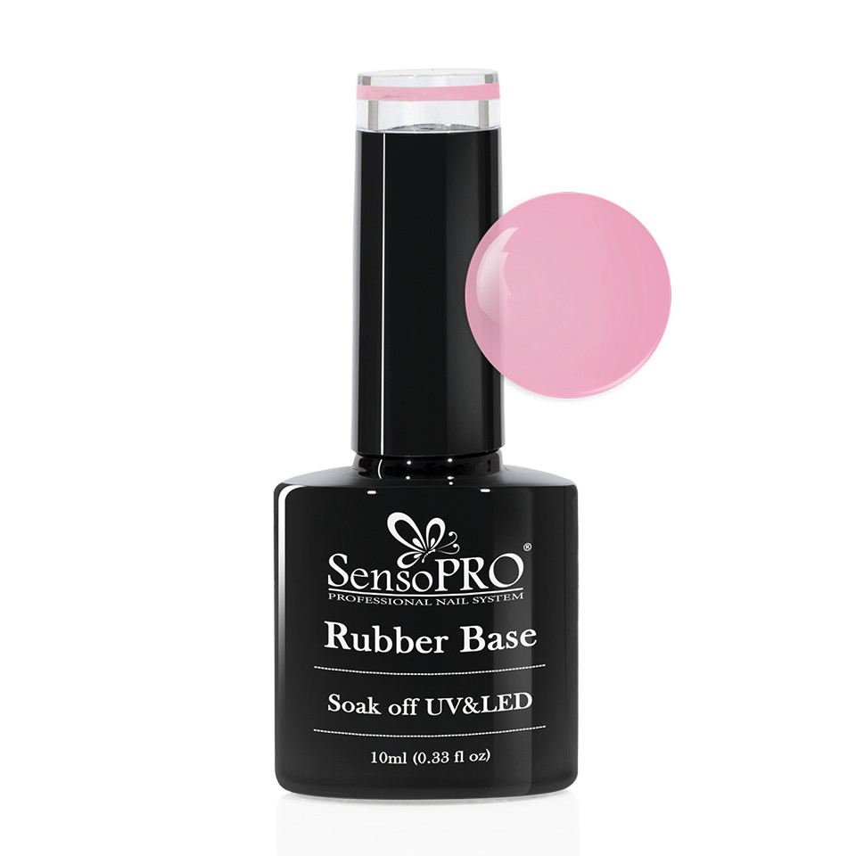 Rubber Base Gel SensoPRO Italia 10ml, #32 Tasty Pink cu Comanda Online