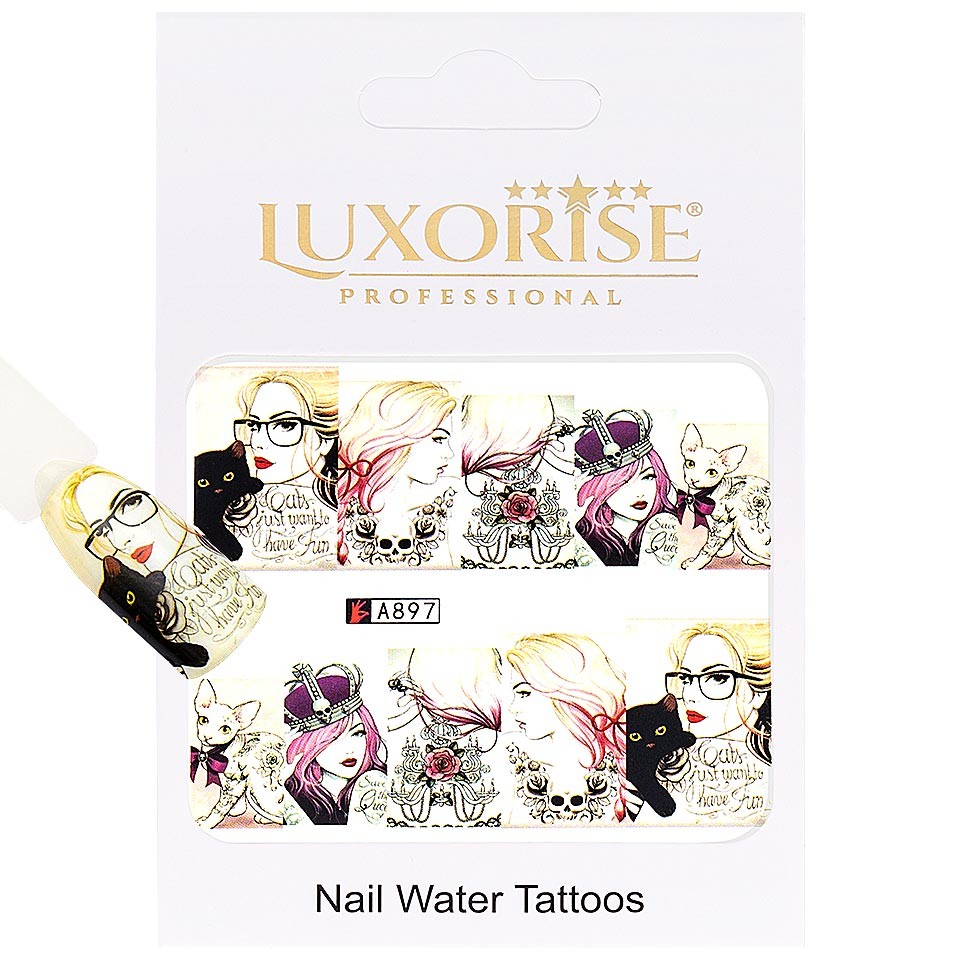 Tatuaj unghii LUXORISE, Fashion A897 cu Comanda Online