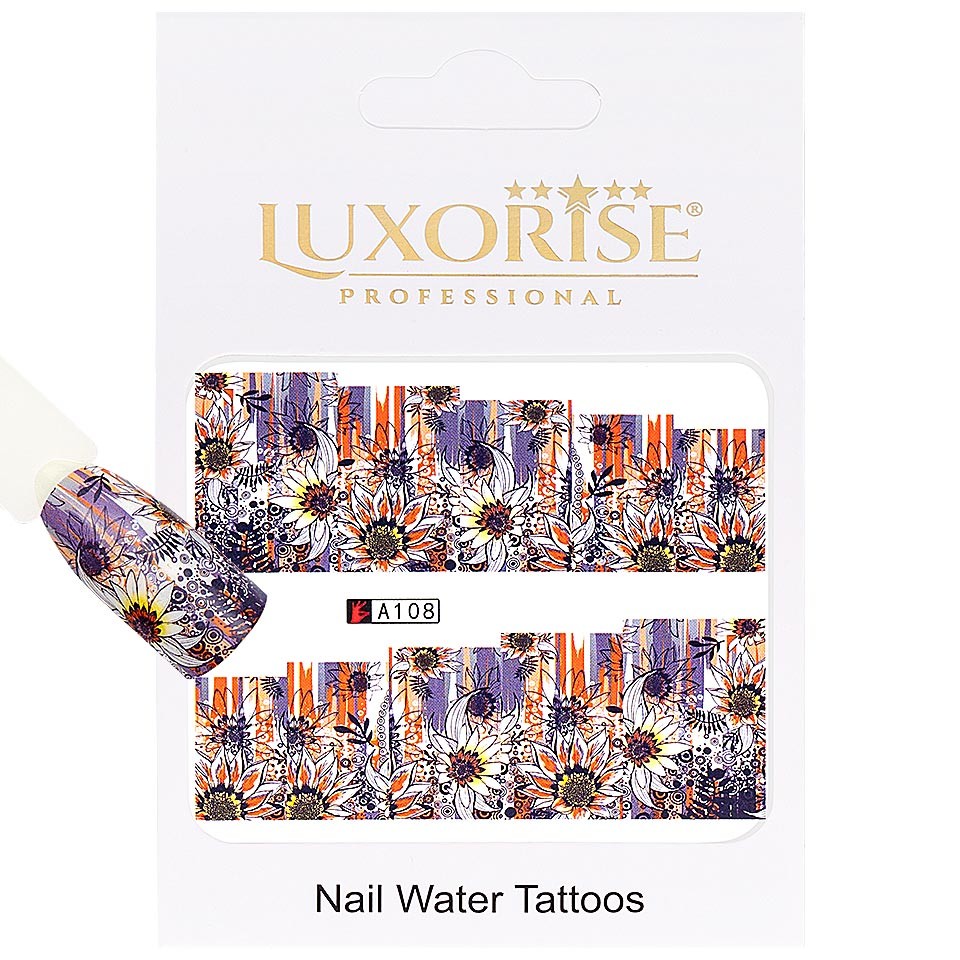 Tatuaj unghii LUXORISE, Nature A108 cu Comanda Online