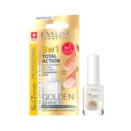 Tratament profesional pentru unghii 8 in 1, Eveline Cosmetics, Golden Shine 12ml cu Comanda Online