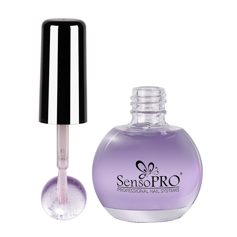 Ulei Cuticule cu Pensula Lavender SensoPRO, 15 ml cu Comanda Online